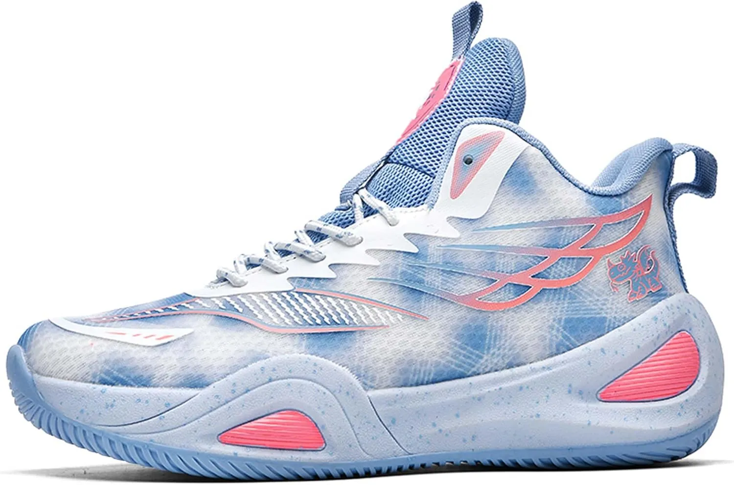 Mens Womens Couples Lace Up Mid Top Casual Sneakers Rubber Sole Non Slip Basketball Sneakers Comfortable and Breathable Running ShoesWear Resistant and Durable Fitness Training Shoes Walking Shoes