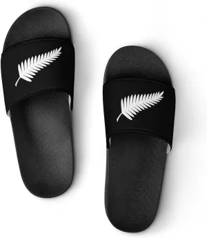 New Zealand Maori Fern House Slippers for Women Men Shower Slides Bathroom Sandals