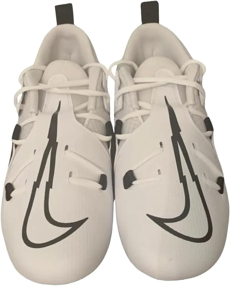 Nike Alpha Menace Pro 3 P Mid Football Cleats Men's Black White DM1788-103