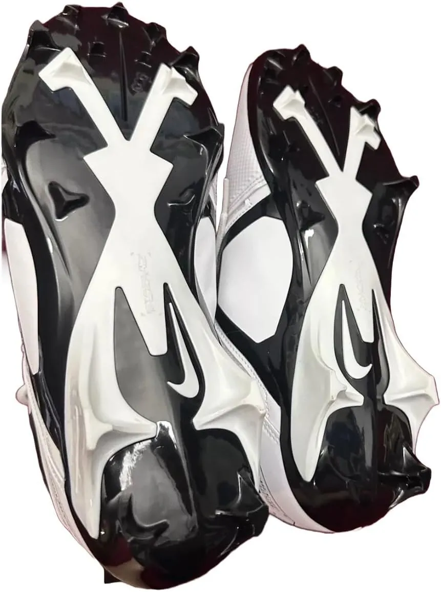 Nike Alpha Menace Pro 3 P Mid Football Cleats Men's Black White DM1788-103
