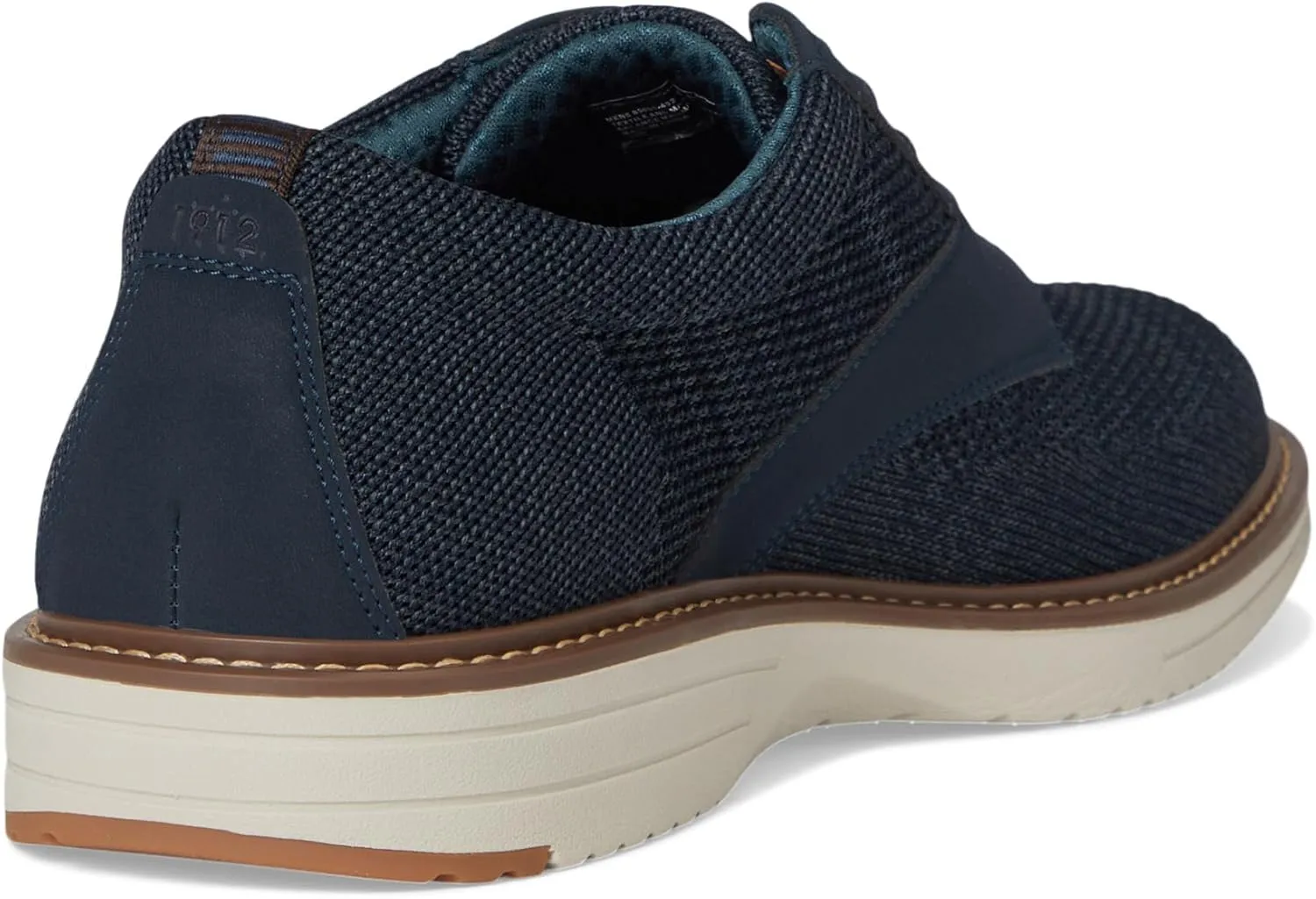 Nunn Bush Men's Griff Plain Toe Oxford Lightweight and Comfortable for All Occasions Knit Lace Up