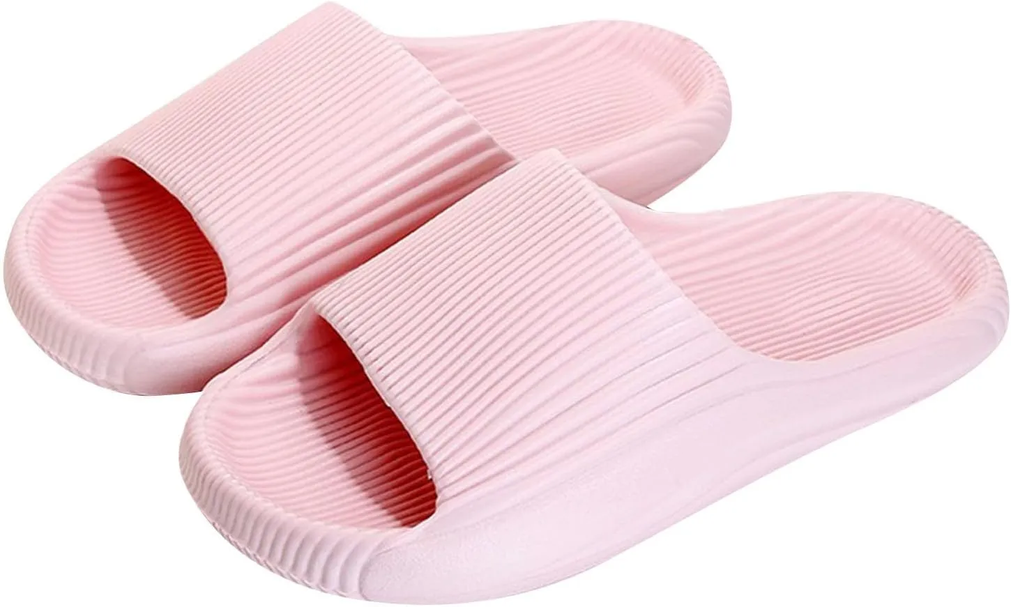 Pillow Slippers Womens Shower Shoes Women and Men Cloud Slides Bathroom Slipper House Home Drainage Hole Non Slip