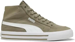 Puma Mens Court Classic Vulc Mid Fs Lace Up Sneakers Shoes Casual - Brown - Size 9.5 M