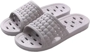 Quick Drying Shower Slippers for Women Men, Non Slip Lightweight Open-toe Travel-friendly Breathable Shoes Slide Slippers for Bathroom,Indoor,Outdoor