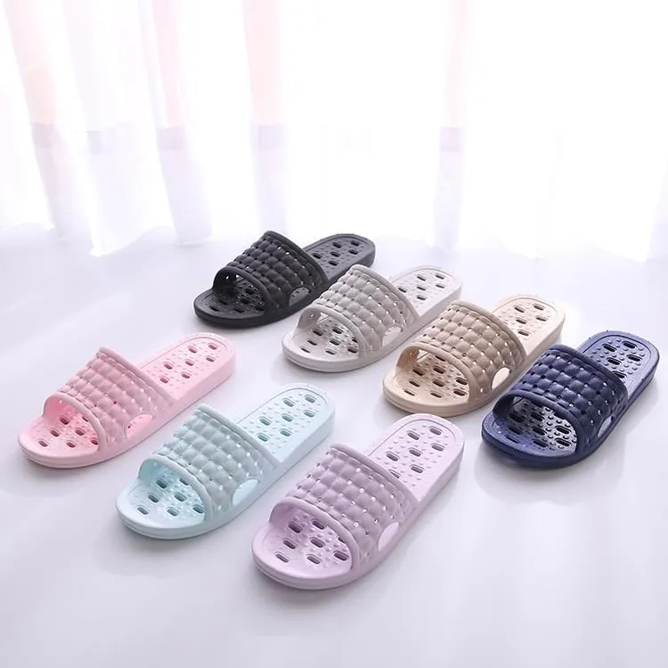 Quick Drying Shower Slippers for Women Men, Non Slip Lightweight Open-toe Travel-friendly Breathable Shoes Slide Slippers for Bathroom,Indoor,Outdoor