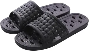 Quick Drying Shower Slippers for Women Men, Non Slip Lightweight Open-toe Travel-friendly Breathable Shoes Slide Slippers for Bathroom,Indoor,Outdoor