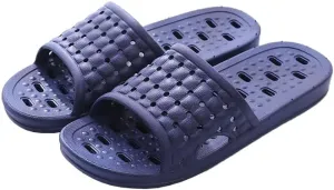 Quick Drying Shower Slippers for Women Men, Non Slip Lightweight Open-toe Travel-friendly Breathable Shoes Slide Slippers for Bathroom,Indoor,Outdoor