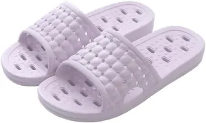 Quick Drying Shower Slippers for Women Men, Non Slip Lightweight Open-toe Travel-friendly Breathable Shoes Slide Slippers for Bathroom,Indoor,Outdoor