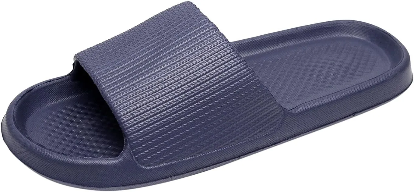 Shower Sandals Cloud Slippers for Men Open Toe Spa Bath Pool Gym Casual Shower Shoes
