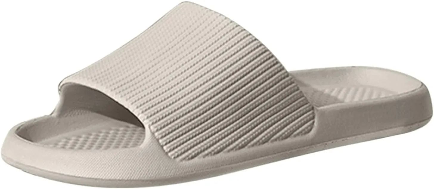 Shower Sandals Cloud Slippers for Men Open Toe Spa Bath Pool Gym Casual Shower Shoes