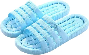 Shower Slippers for Women Men, Quick Drying Non Slip Lightweight Open-toe Travel-friendly Breathable Shoes Slide Slippers for Bathroom,House Slipper,Outdoor