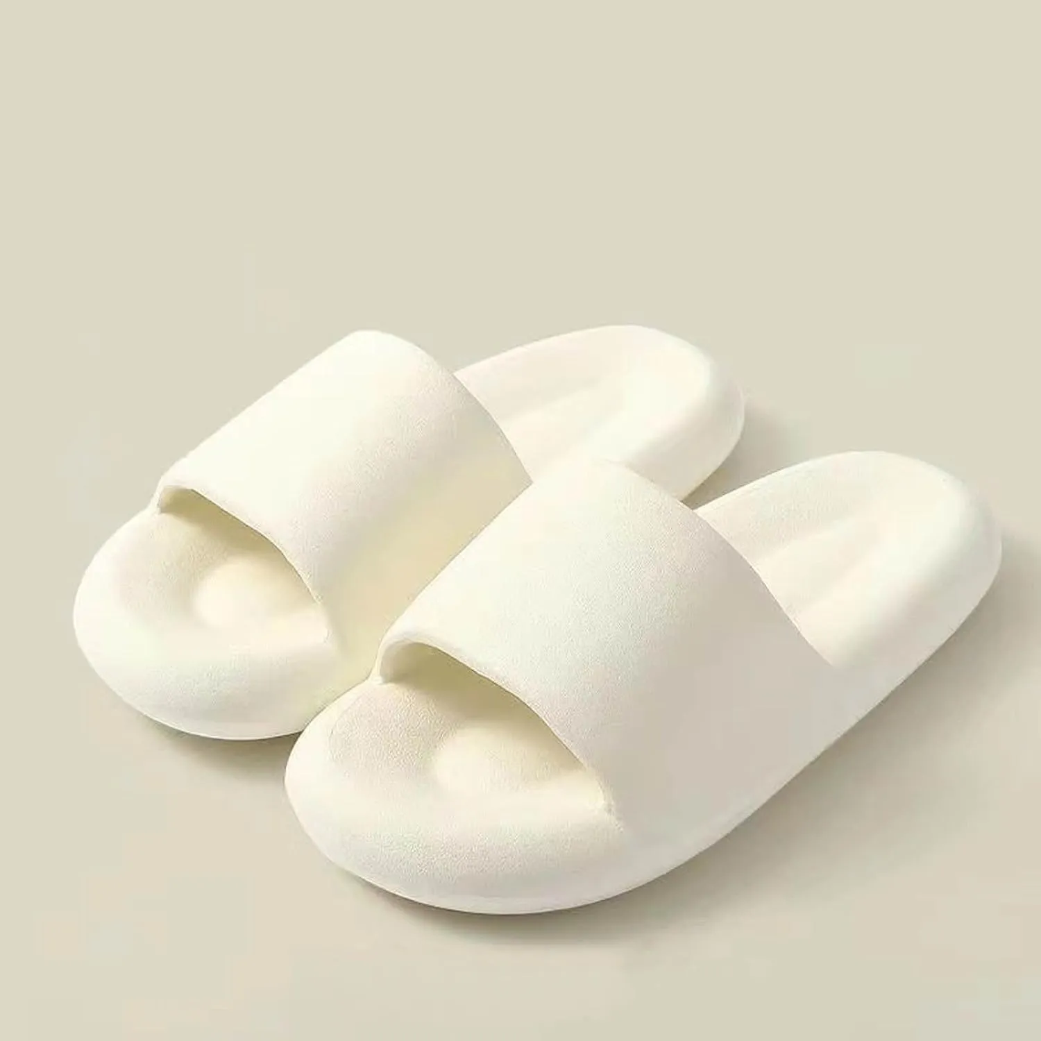Showers Sandals Womens Indoor Slipper Women and Men Pillow Slippers Cloud Slides Non Slip House Home Soft Sole