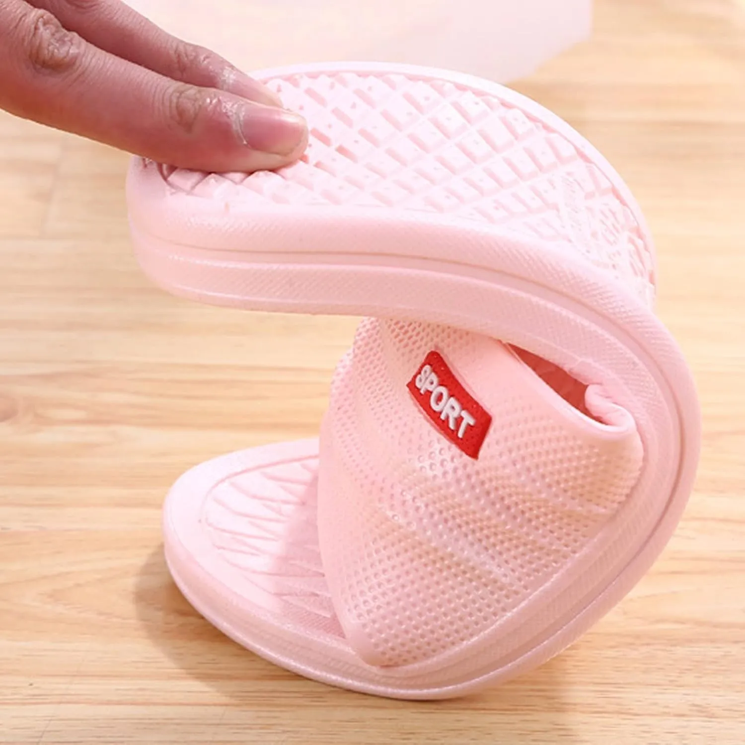 Slides for Men Shower Shoes Women Bathroom Slippers Men Womens Slides Bathroom Soft Sole Beach Slippers