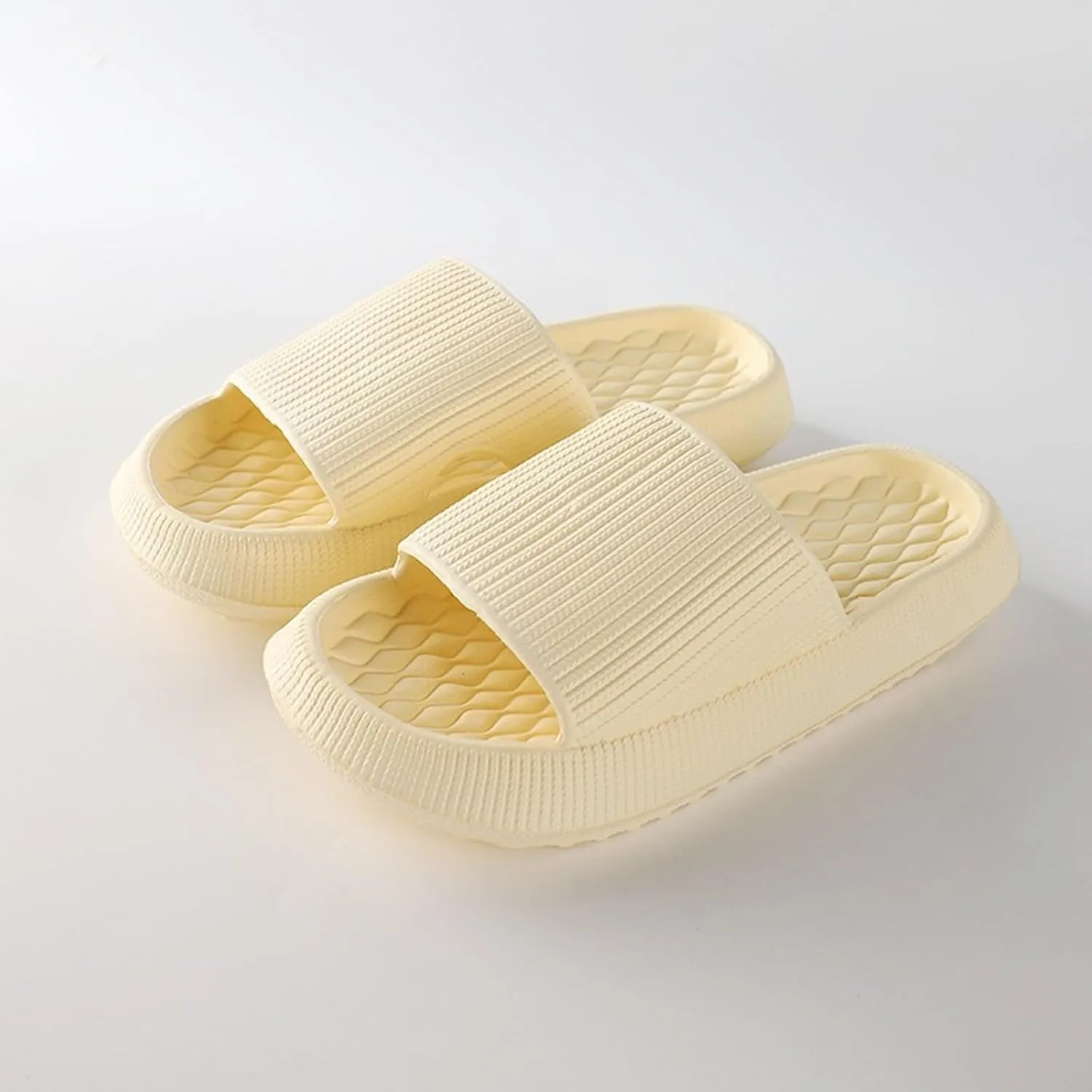 Slipper for Men and Women Indoor Plus Size Slides Bathroom Sandals Womens Slippers with Backs and Rubber Soles