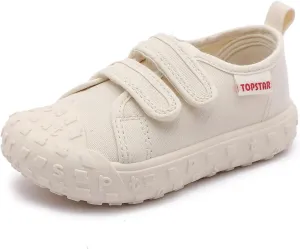 Toddler Canvas Shoes Baby Girls Boys Non-Slip Breathable Sneakers Lightweight Outside Walking Shoes 12 18 21 24 Months