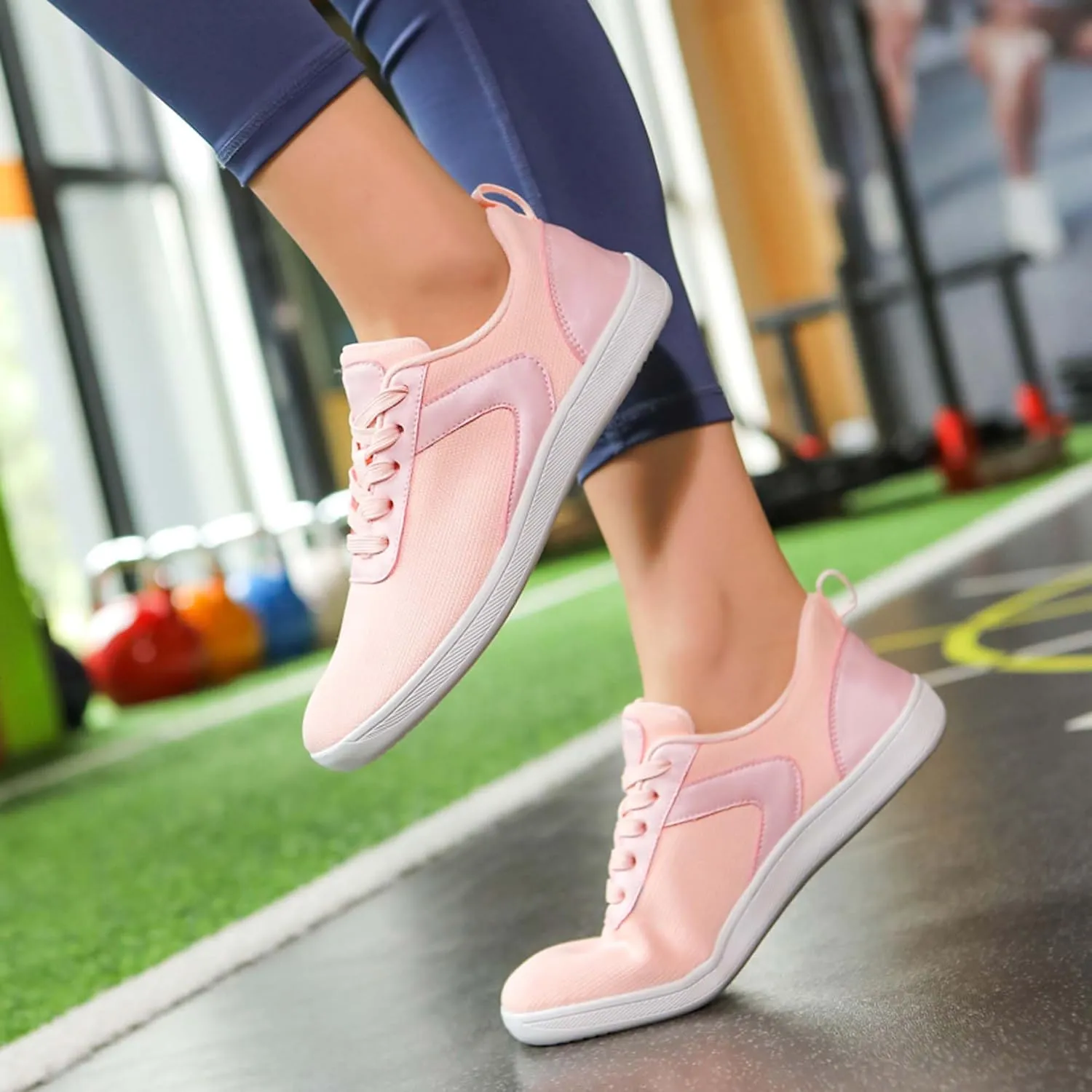 Unisex Wide Toe Barefoot Minimalist Shoes/Men's Comfortable Wide Toe Barefoot Shoes/Lady's Casual Walking Fitness Sneakers/Zero Drop Soles/Mountaineering Off-Road Cycling Shoes