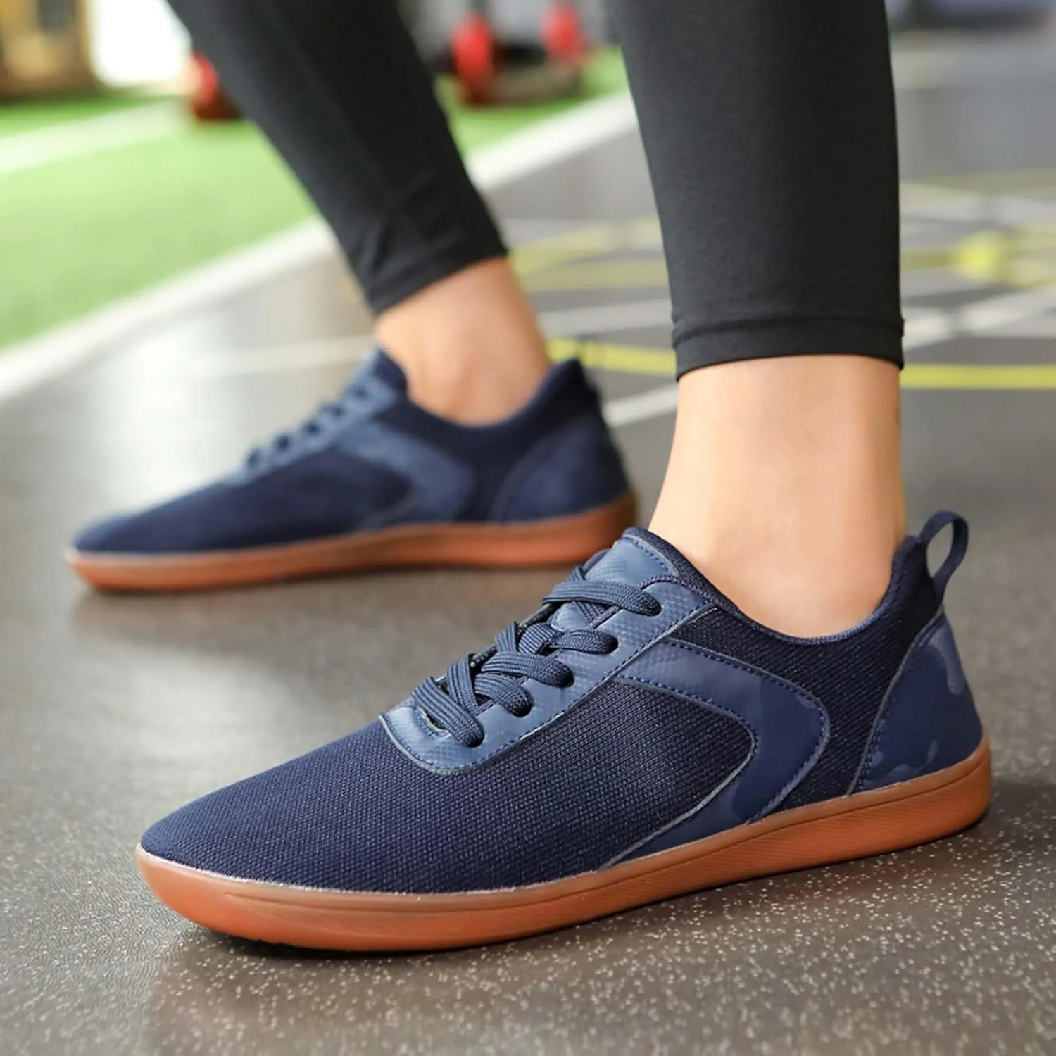 Unisex Wide Toe Barefoot Minimalist Shoes/Men's Comfortable Wide Toe Barefoot Shoes/Lady's Casual Walking Fitness Sneakers/Zero Drop Soles/Mountaineering Off-Road Cycling Shoes