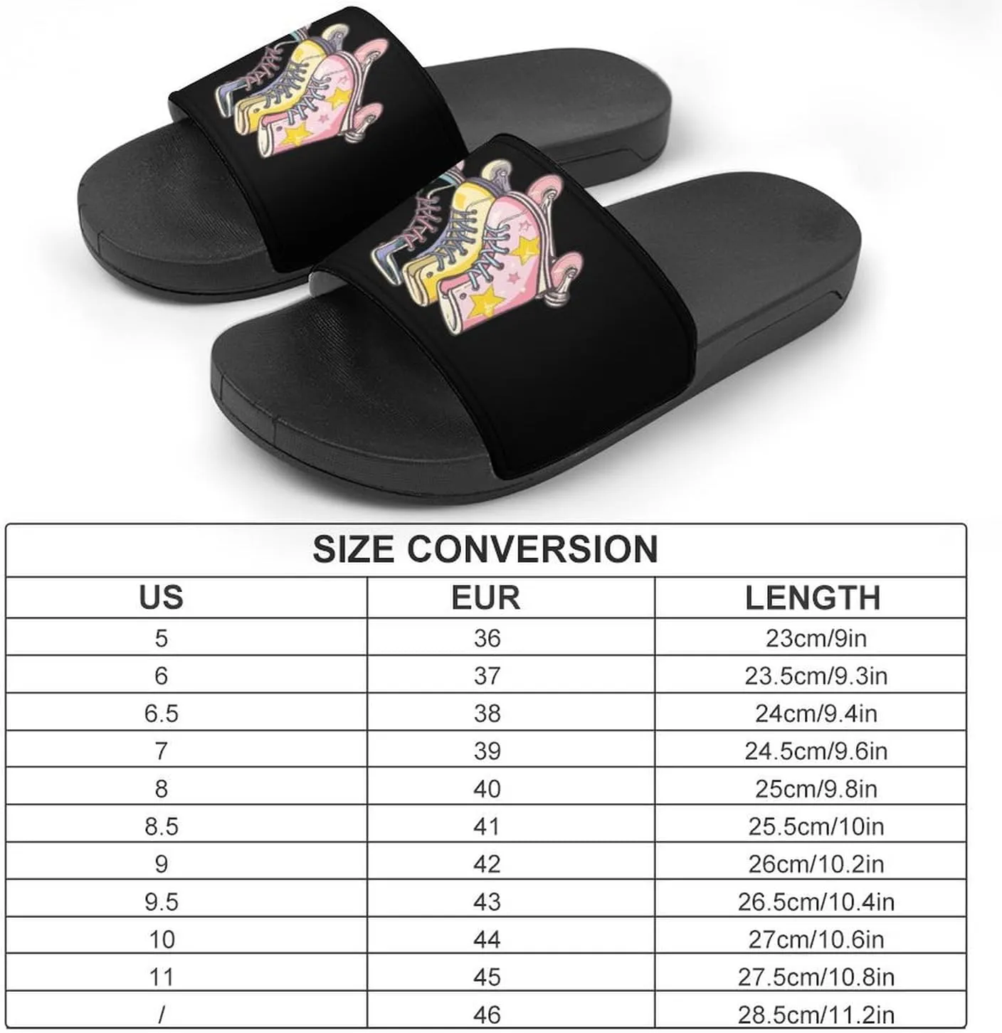 Vintage Roller Skating Skates 80s PVC Home Slippers Non-Slip Shower Shoes Casual Bathroom Slippers for Women Men