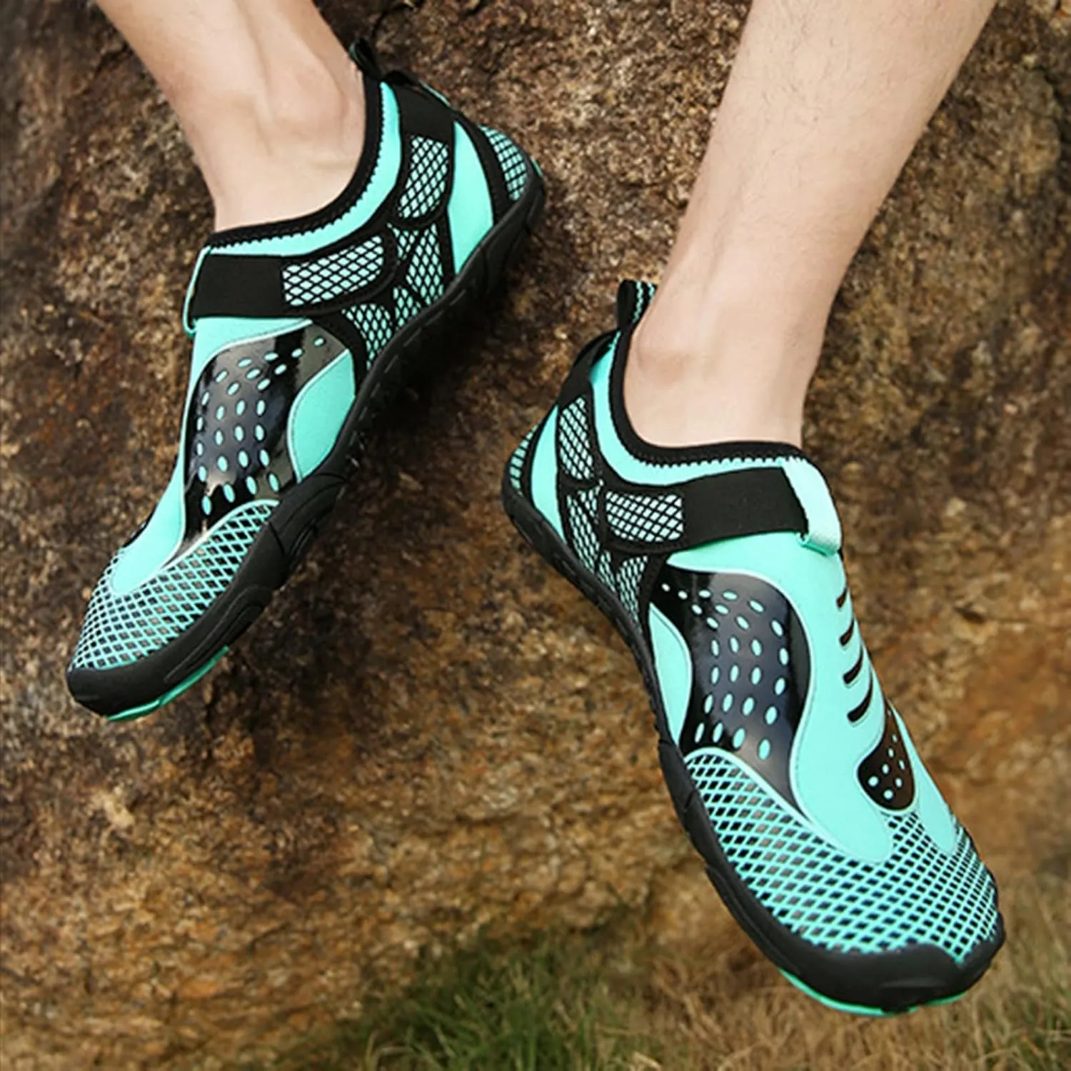 Water Shoes for Women,Summer Quick Dry Pool Surf Swim Shoes Men,Comfy Breathable Non-Slip Aqua Barefoot Beach Shoes,Unisex Adult,Cycling Shoes for Fitness/Yoga/Sport