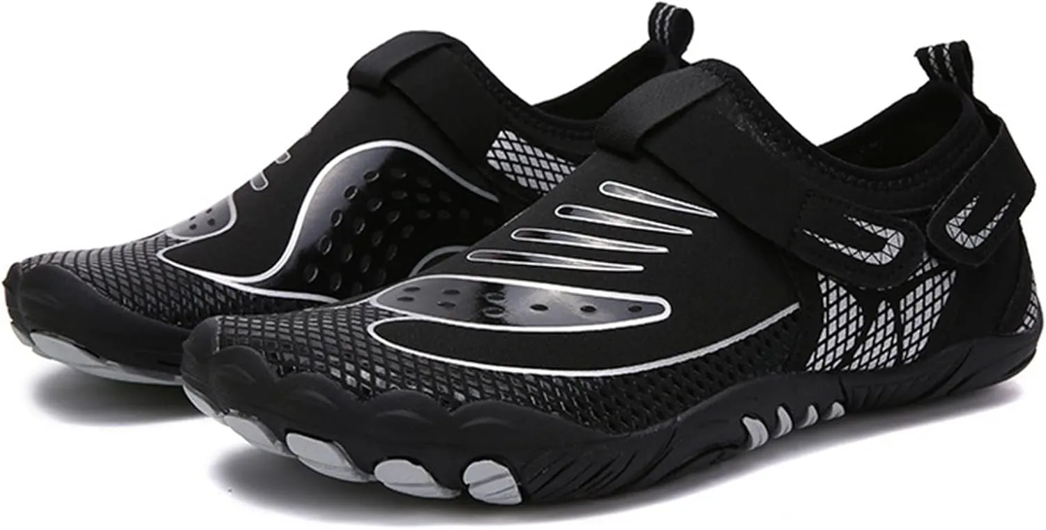Water Shoes for Women,Summer Quick Dry Pool Surf Swim Shoes Men,Comfy Breathable Non-Slip Aqua Barefoot Beach Shoes,Unisex Adult,Cycling Shoes for Fitness/Yoga/Sport