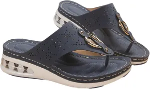 Wedge Slippers for Women Dressy Summer Beach Thong Slides Slip On Flip Flops Open Toe Walking Shoes Wide Width Platform Sandals 2025 Fashion Indoor Outdoor Slippers Sports Slipper