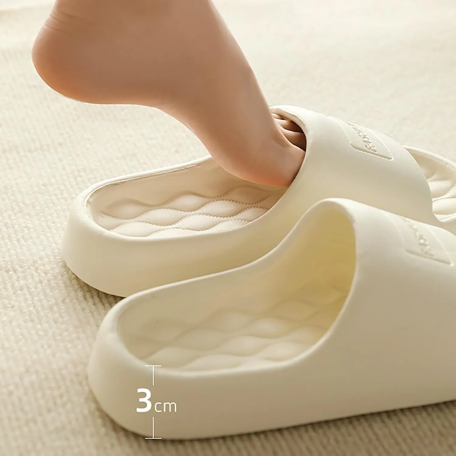 Women's Flat Slippers Indoor Home Beach Non Slip Sandal Vacation Sandals Comfortable Walking Sandals for Women