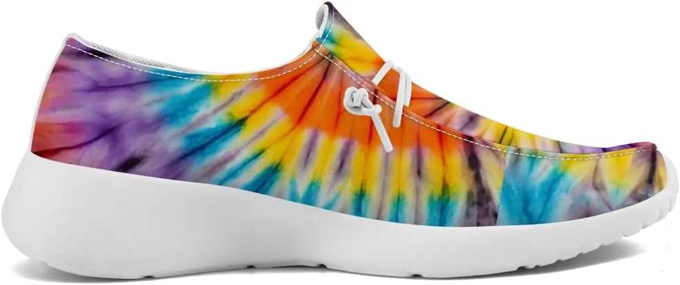 Women's Men's Loafers Slip-on Shoes Tie Dye Shoes Gifts for Women Men