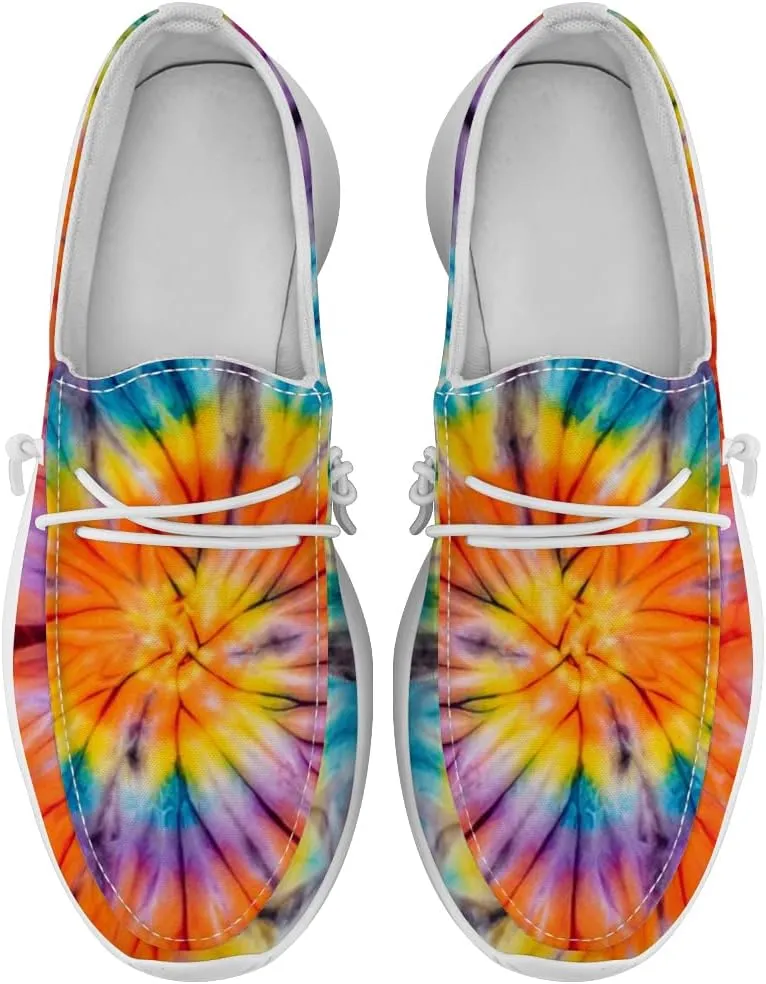 Women's Men's Loafers Slip-on Shoes Tie Dye Shoes Gifts for Women Men