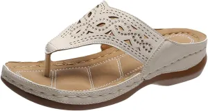 Womens Orthopedic Walking Sandals with Arch Support Adjustable Straps Comfortable Summer Beach Casual Outdoor Slides Plantar Fasciitis Relief Recovery Footwear