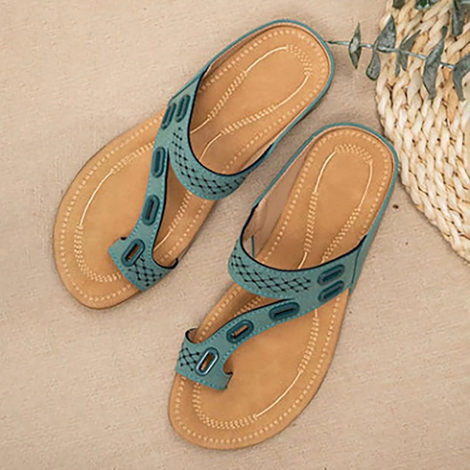 Womens Recovery Sandals Orthotic Slides with Plantar Fasciitis Arch Support Thick Cushion Lightweight Athletic Yoga Mat Indoor Outdoor Summer