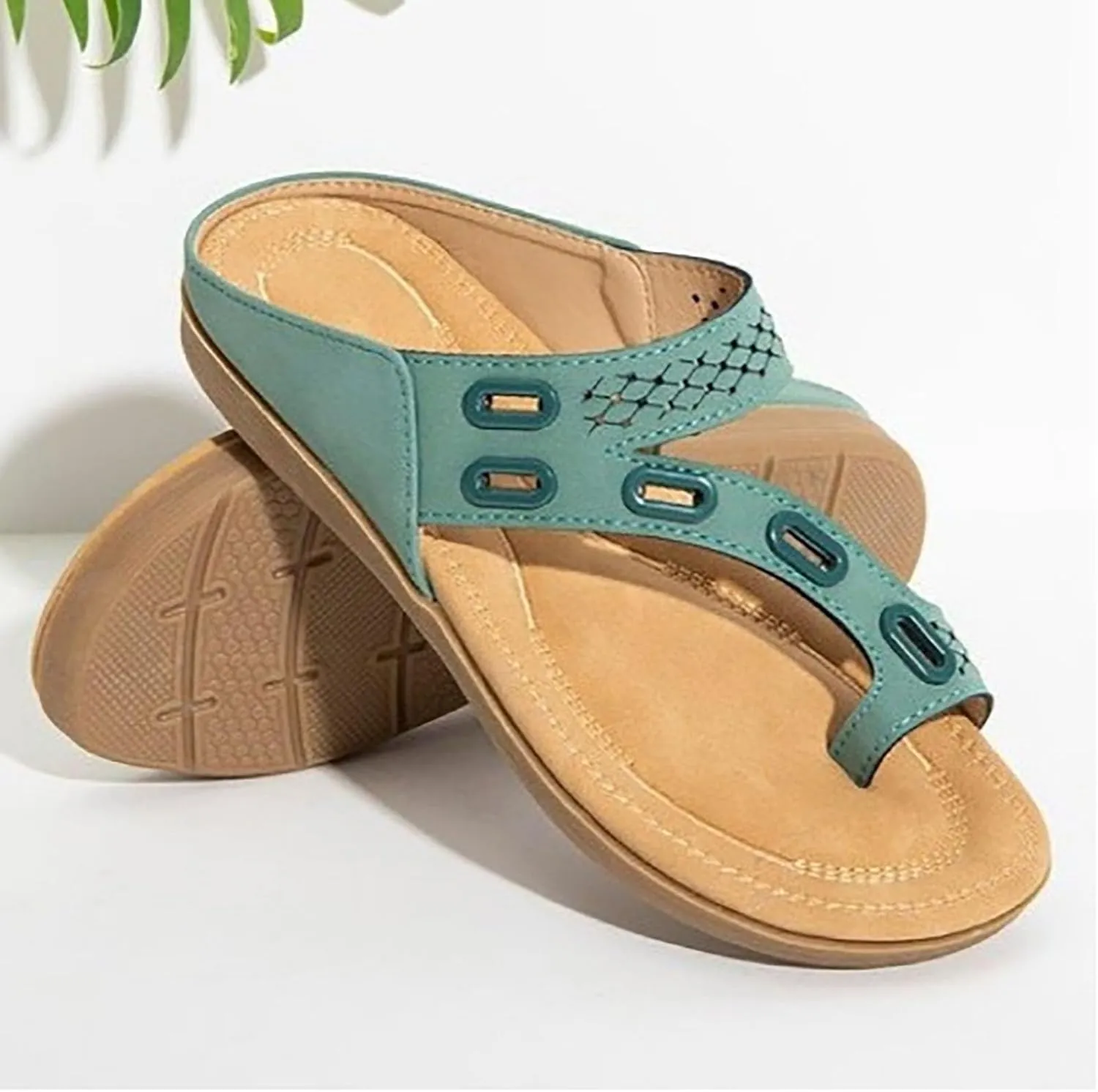 Womens Recovery Sandals Orthotic Slides with Plantar Fasciitis Arch Support Thick Cushion Lightweight Athletic Yoga Mat Indoor Outdoor Summer