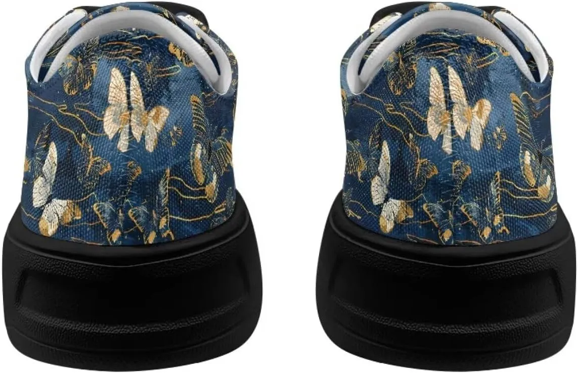 Women's Slip On Canvas Tennis Shoes Low Top Fashion Sneakers Casual Flats Walking Shoes Comfy Loafers US 5.5-13.5