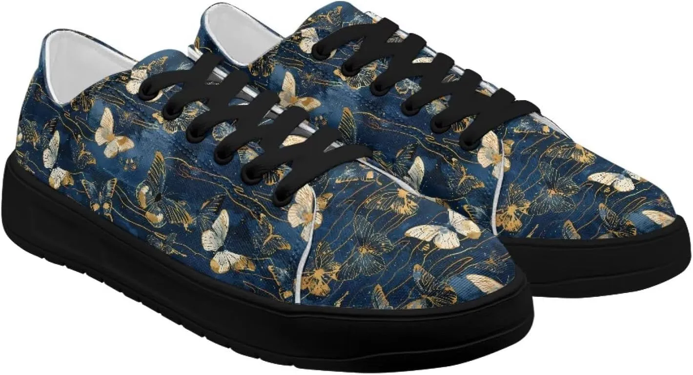 Women's Slip On Canvas Tennis Shoes Low Top Fashion Sneakers Casual Flats Walking Shoes Comfy Loafers US 5.5-13.5