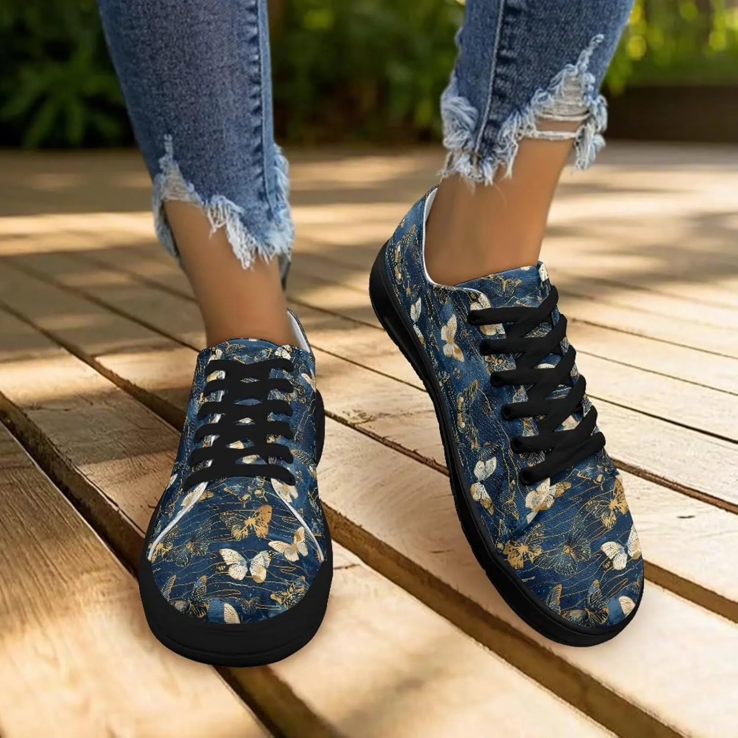 Women's Slip On Canvas Tennis Shoes Low Top Fashion Sneakers Casual Flats Walking Shoes Comfy Loafers US 5.5-13.5