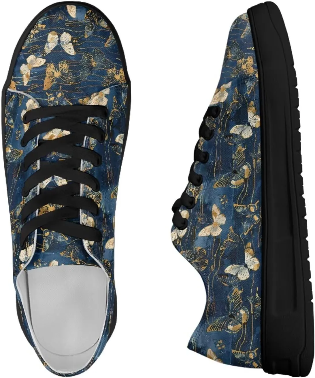Women's Slip On Canvas Tennis Shoes Low Top Fashion Sneakers Casual Flats Walking Shoes Comfy Loafers US 5.5-13.5