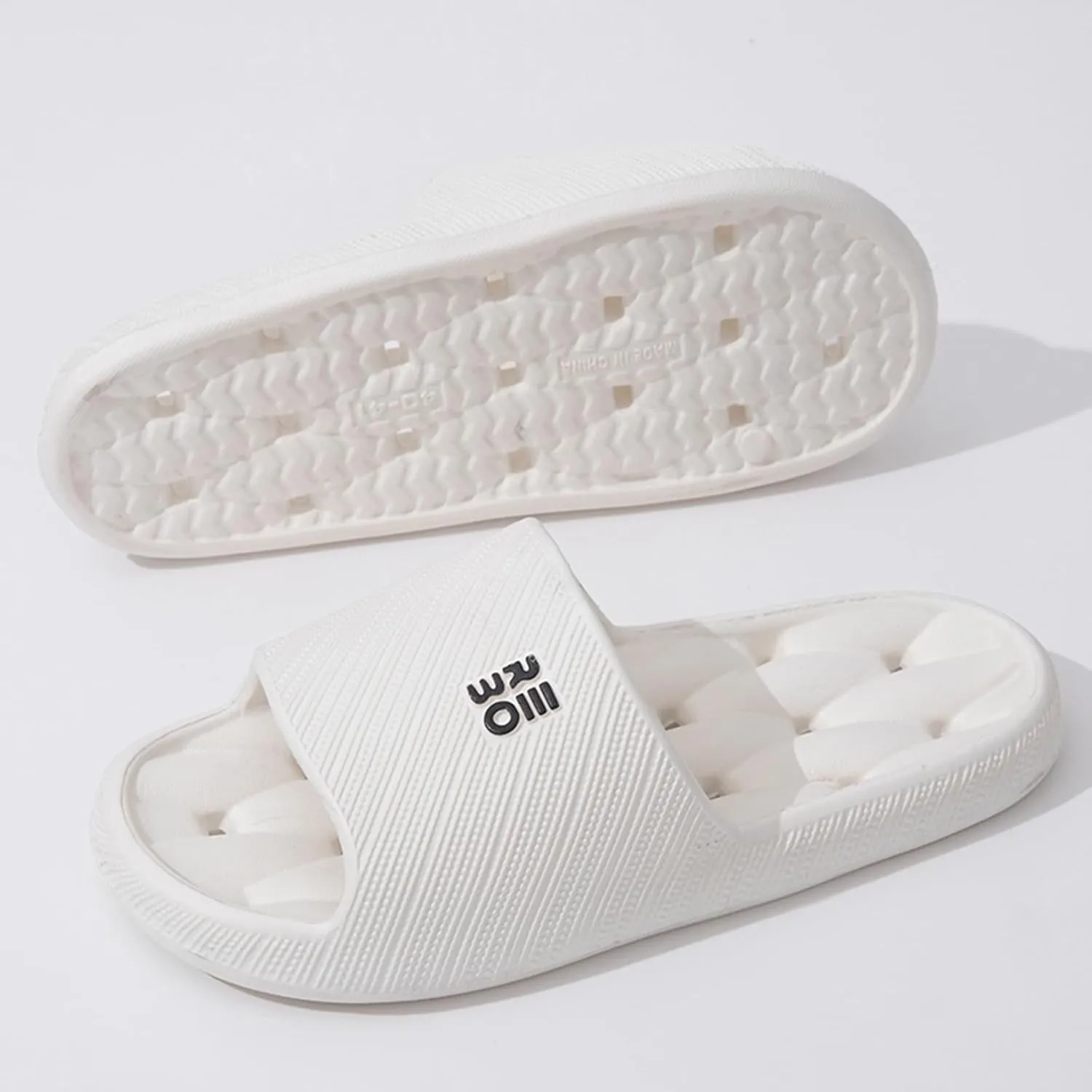 Women's Summer Fashion Slides Sandal Bathroom House and Pool Sandals Bathroom Slipper Women's Flat Slippers