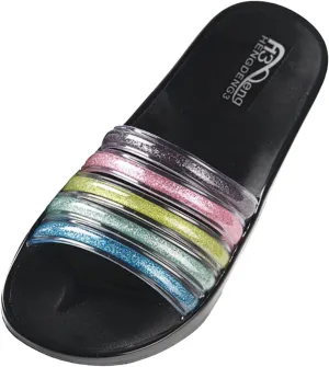 Women's Summer Fashion Slides Sandal Indoor Home Beach Non Slip Sandal Pillow Slippers Cloud Slippers for Women