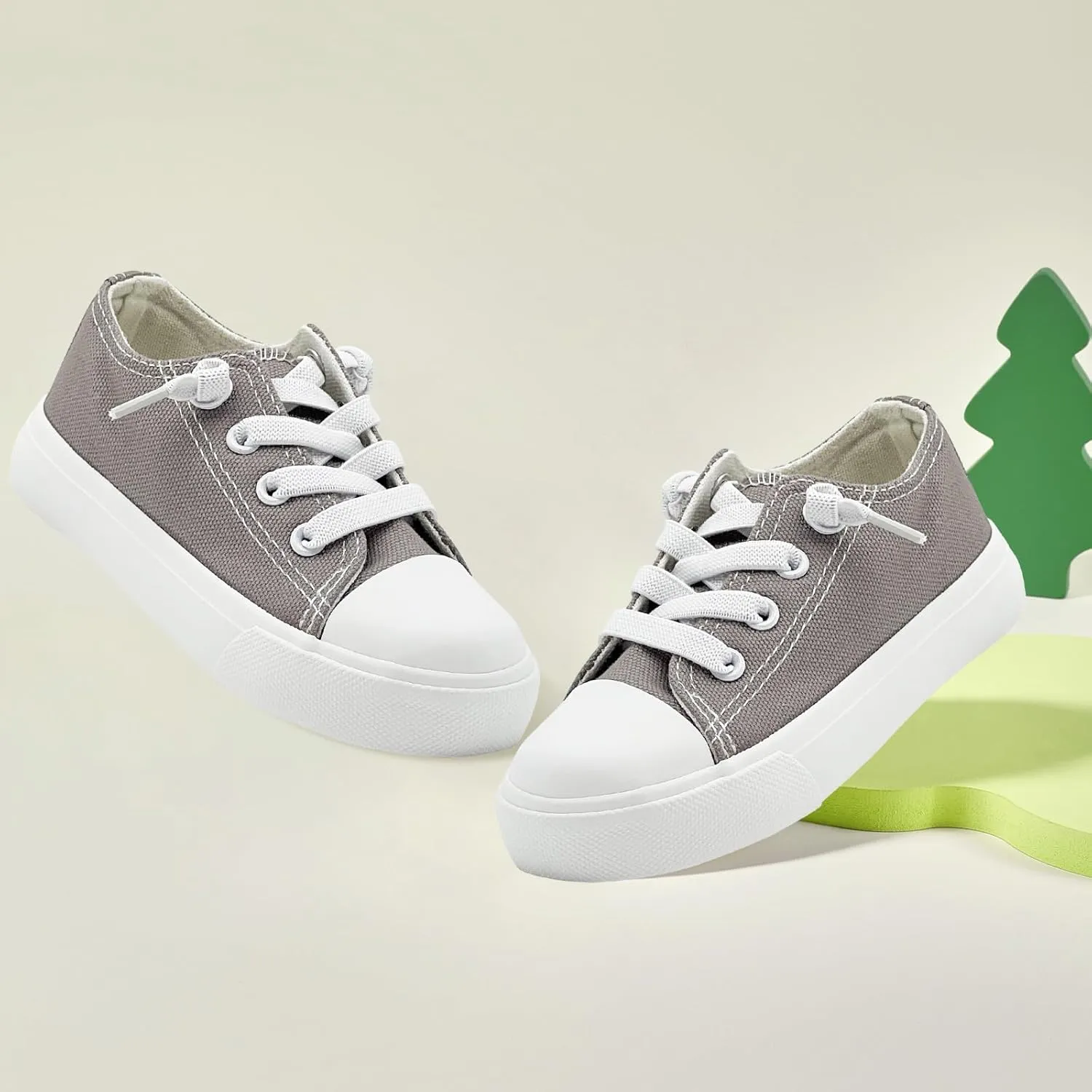 xinran&shengli Toddler Kid Canvas Shoes Boys and Girls Slip On Sneakers Toddler Little Kid Big Kid Lowtop Sneakers Shoes
