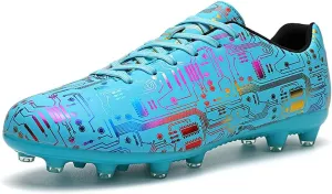 YYSPR Unisex AG Cleats Athletic Soccer Non Slip Wear Resistant Outdoor Turf Comfortable Training Football Shoes