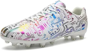 YYSPR Unisex AG Cleats Athletic Soccer Non Slip Wear Resistant Outdoor Turf Comfortable Training Football Shoes